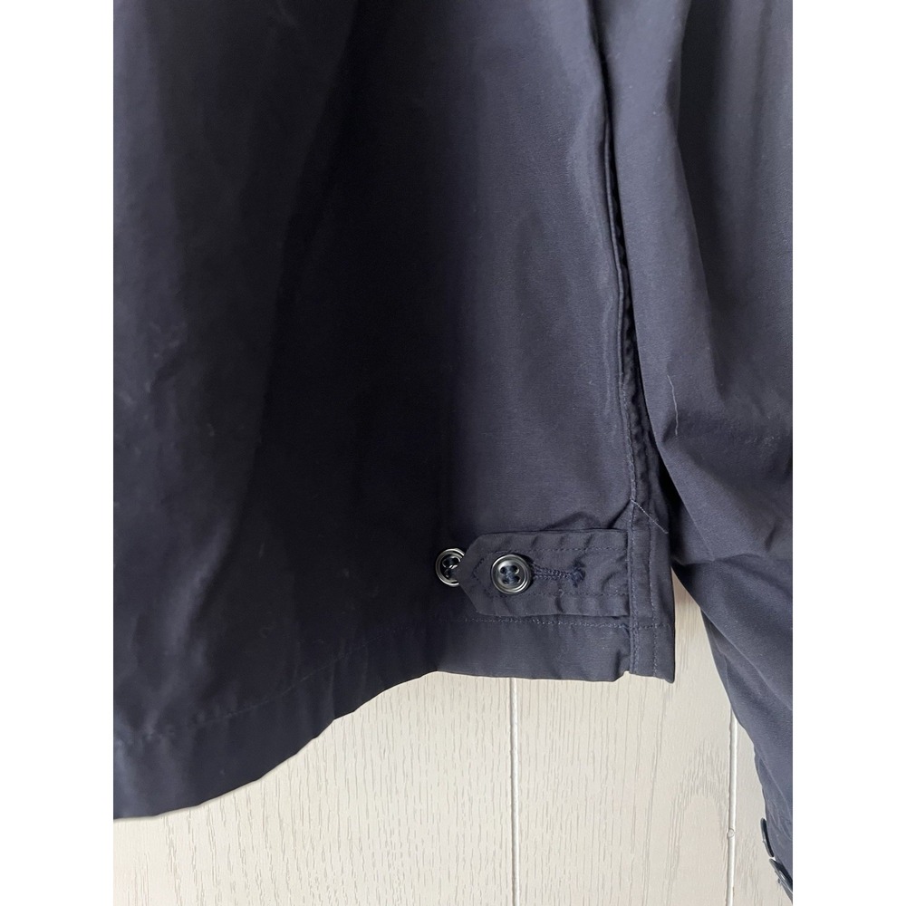 Vtg 70s US Air Force Jacket 42XL Blue Poplin Zip Up Military USN USAF Bomber - Picture 8 of 15
